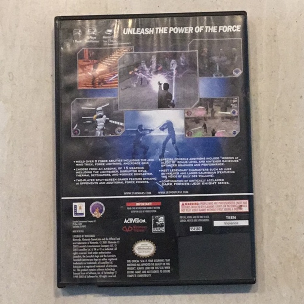 Star Wars Jedi Knight II Jedi Outcast Nintendo GameCube Game - Picture 2 of 8